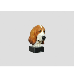 Basset Hound ręcznie pomalowana statuetka Art-Dog